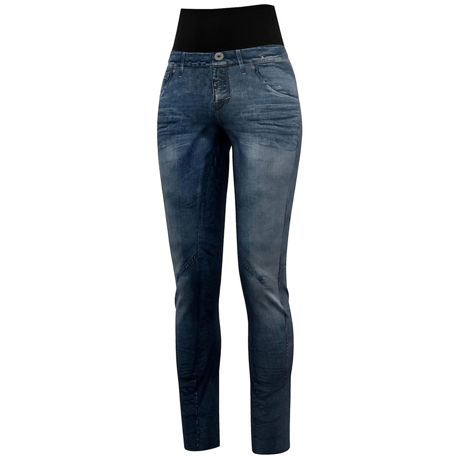 CRAZY IDEA Pant Sound Woman print light jeans (XL)